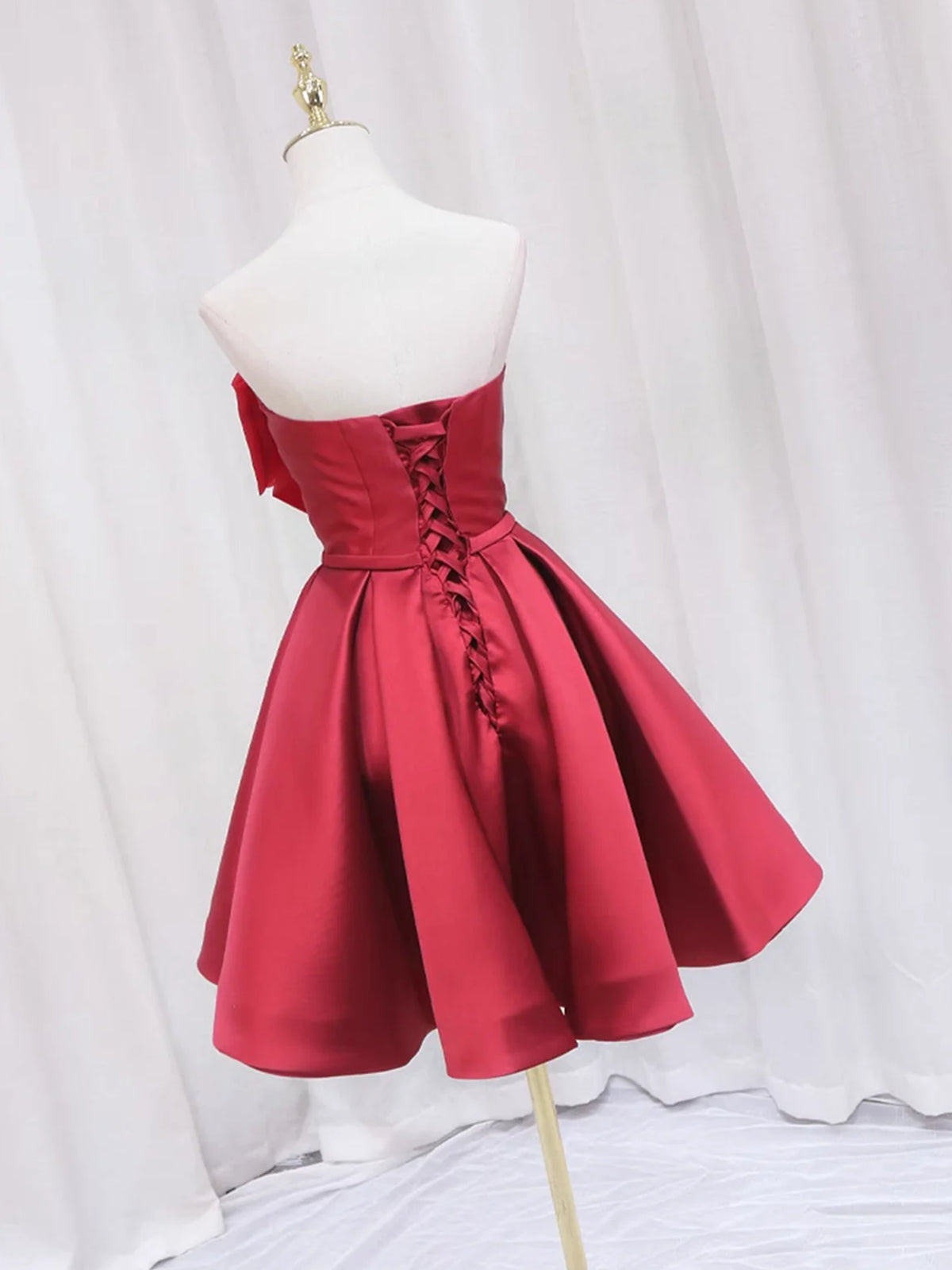 Short Red Prom Dresses, Short Red Formal Homecoming Dresses