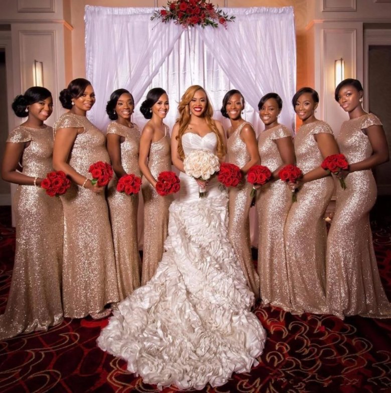 Sparkle Bridesmaid Dresses For Women Mermaid Cap Sleeves Sequins Long Cheap Under 50 Wedding Party Dresses