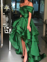 A-Line Minimalist Elegant Prom Formal Evening Dress