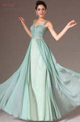 Elegant Evening Dresses A-line Sweetheart Chiffon Beaded Long Formal Party Evening Gown Prom Dresses Robe De Soiree