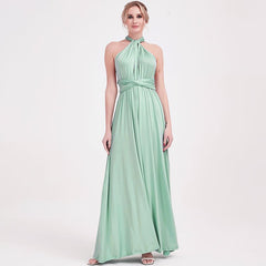 [Final Flaw Sale] Dusty Green Endless Ways Convertible Beach Bridesmaid Dress