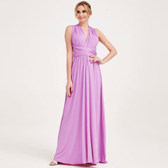 Lilac Wrap Around Bridesmaid Dresses Endless Way Convertible Maxi Dress