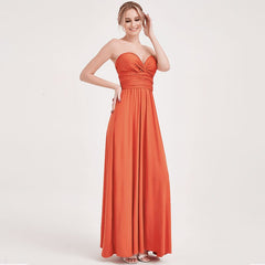 [Final Sale] Rust Infinity Wrap Gown Endless Ways Bridesmaid Dress