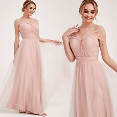 Dusty Pink MULTI WAY Sweetheart Tulle Bridesmaid Dress-ALICE