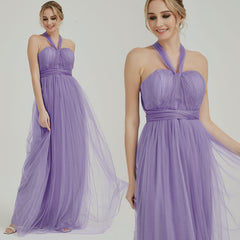 Dusty Purple MULTI WAY Sweetheart Tulle Bridesmaid Dress-ALICE