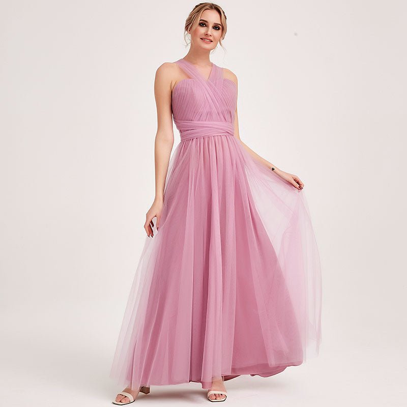 Dusty Rose MULTI WAY Sweetheart Tulle Bridesmaid Dress-ALICE