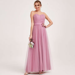 Dusty Rose MULTI WAY Sweetheart Tulle Bridesmaid Dress-ALICE