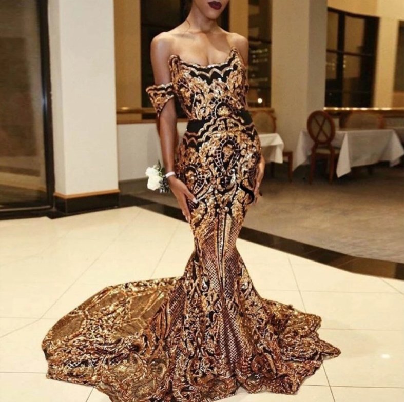 Sparkle Robe De Soiree Mermaid Off The Shoulder Sequins South African Sexy Long Prom Dresses Prom Gown Evening Dresses